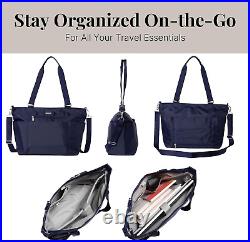 Essential Laptop Tote Work Tote Bag with Laptop Sleeve Lightweight Travel Cr