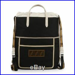Fendi Men Women Backpack Black Rucksack Satchel Laptop Notebook Travel Bag