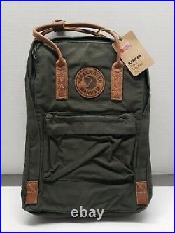 Fjall Raven Unisex Kanken No. 2 Laptop 15 Backpack Bag Deep Forest Green NWT