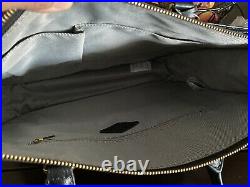 Fossil Ryder Leather Work Bag Satchel Black Large For Laptop