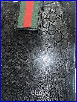 GUCCI 500 Fiat GG Pattern iPad Patent Leather case. 100% Authentic