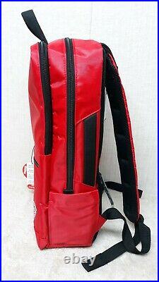 GUESS Women's Fashion BACKPACK / Handbag Laptop School Bag RED Nylon