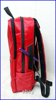 GUESS Women's Fashion BACKPACK / Handbag Laptop School Bag RED Nylon