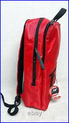 GUESS Women's Fashion BACKPACK / Handbag Laptop School Bag RED Nylon