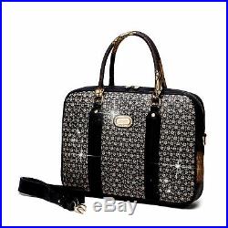 Galaxy Crystal Leather Designer Laptop Bag for Women Office Work Bag Handbag