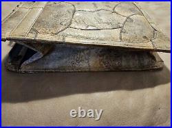 Genuine Frog Toad Skin Men's-Women's Portfolio Attaché Briefcase RARE Vintage