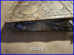 Genuine Frog Toad Skin Men's-Women's Portfolio Attaché Briefcase RARE Vintage