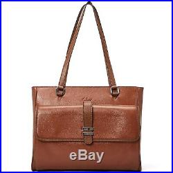 Genuine Leather Laptop Tote Bags for Women Large Briefcase Work Ladies Handba