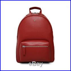 Genuine Montblanc Sartorial Dome Small Leather Backpack Bag Laptop Men Women