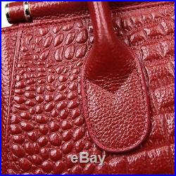 Genuine Vintage Leather Satchel Messenger Hand Bag Laptop Tote Bag for women