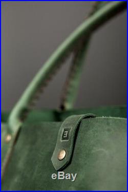 Green moss basket bag. Handbag. Bag for women. Shoulder bag. Laptop bag for work