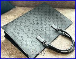 Gucci 190630 GG Guccissima Briefcase Business Nylon Laptop Bag