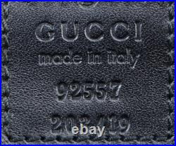 Gucci GG Black Canvas / Leather Tech / Laptop Case 92557 203419