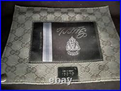 Gucci messenger gray bag big enough for laptop as a wok bag unisex