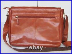 Hadaki Laptop Bag Cognac Leather