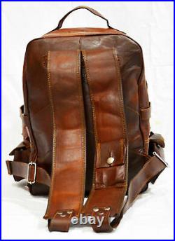 Handcrafted Orignal Durable Women Backpack Laptop Work Crossbody Brown Large Bag