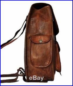 Handmade Genuine Leather Backpack Laptop Bag For Men Women Gift For Him Her