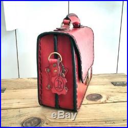 Handmade Leather Briefcase Best Laptop Messenger Bag Satchel for Men Women Gift