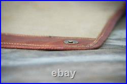 Handmade Vintage Genuine Full Flap Leather Laptop Messenger Padded Shoulder Bag