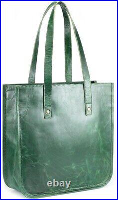 Handmade World Leather Women's Tote'The Aria' Fits 13 Inch Laptop Purse Handbag