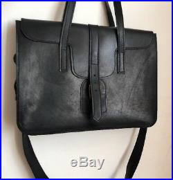 Hilary Johnson Designer Bag Handbag Black Leather Laptop bag women/Unisex