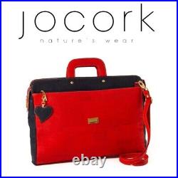 Jocork OKINAWA Fire Moon Laptop Bag Handmade in Portugal from Natural Cork