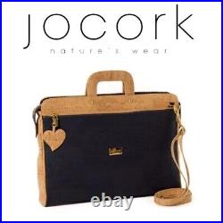 Jocork OKINAWA Moon Natural Laptop Bag Handmade in Portugal from Natural Cork