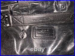 John Varvatos, Varvatos USA! Custom Hand Made Leather Bag Laptop