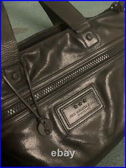 John Varvatos, Varvatos USA! Custom Hand Made Leather Bag Laptop