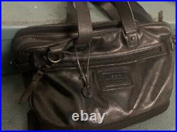 John Varvatos, Varvatos USA! Custom Hand Made Leather Bag Laptop