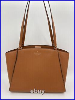 KATE SPADE Brown Brim Laptop Tote