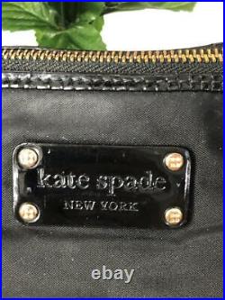 KATE SPADE NY Calista Kennedy Park Black Nylon Laptop Bag w Strap #WKRU0743