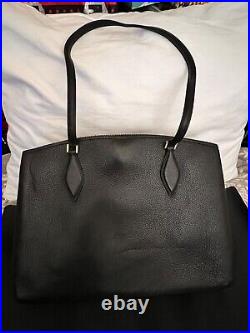 KATE SPADE New York Women Leather Large Black Laptop Shoulder Bag