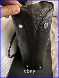 KATE SPADE New York Women Leather Large Black Laptop Shoulder Bag