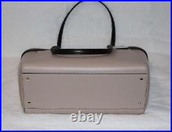 KATE Spade Purse Staci Laptop Tote Large Shoulder Bag Beige Leather Handbag