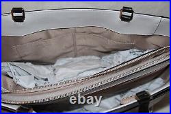 KATE Spade Purse Staci Laptop Tote Large Shoulder Bag Beige Leather Handbag