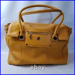 KNOMO London Valencia Handbag Laptop Briefcase Mango Leather Women's Career NEW