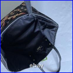 Kate SPADE Cyndy Reversible Tote Nylon laptop shoulder bag satchel Beach/Travel