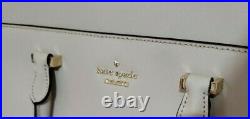 Kate Spade Black Saffiano Leather 13in Laptop Adjust Strap Bag $298