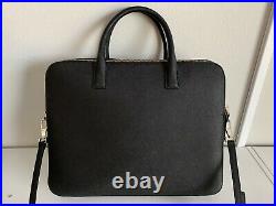 Kate Spade Black Saffiano Leather 13in Laptop Bag Adjustable Strap, MSRP $298