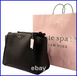 Kate Spade Brim Pebble Leather Laptop Tote & Detachable Laptop Sleeve Black