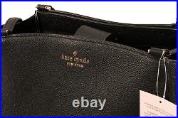 Kate Spade Brim Pebble Leather Laptop Tote & Detachable Laptop Sleeve Black