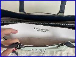 Kate Spade Cameron Laptop Tote Large Spring Meadow Mint $449