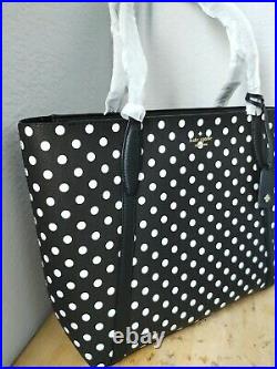 Kate Spade Cara Dot Dot Large Tote Shoulder Bag Laptop Carryall