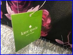 Kate Spade Classic Nylon Laptop Commuter Bag, Black Multi Roses