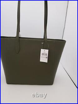 Kate Spade Dana Saffiano PVC Tote laptop Large Bag Enchanted Green KB617 $359