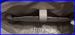 Kate Spade Gray White & Black Colorblock Leather Laptop Bag NEW