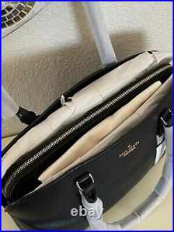Kate Spade Jackson Street Marybeth Black Leather Tote Laptop Bag New