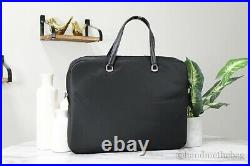 Kate Spade Jae Nylon Leather Trim Laptop Bag Black Shoulder Crossbody Handbag