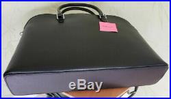 Kate Spade Laptop Bag Spencer Dome Universalnwt Black Leather Crossbody Satchel